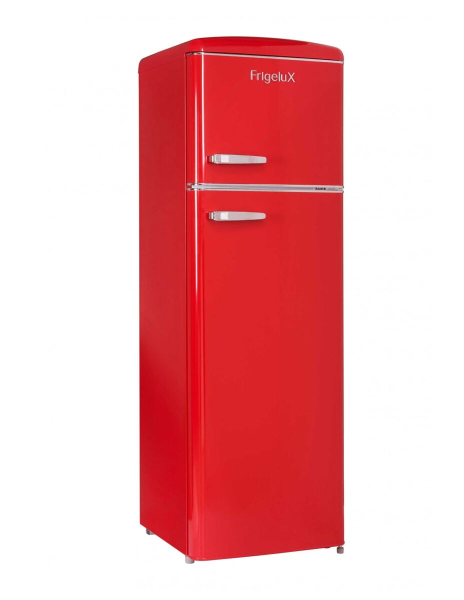 Frigorífico 2 portas - estilo retro / vintage - frigelux rfdp246rra++ - vermelho / red - classe e