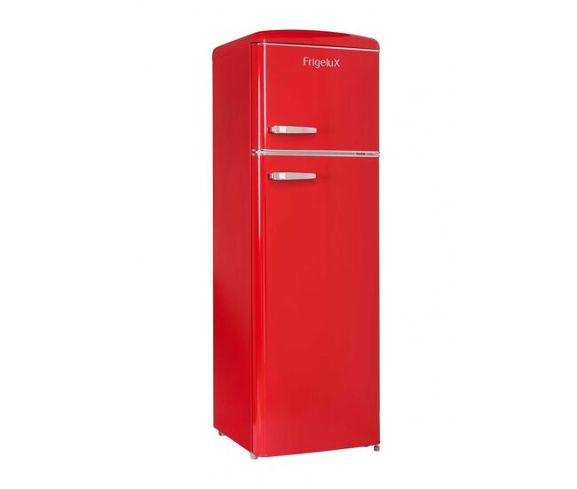 Frigorífico 2 portas - estilo retro / vintage - frigelux rfdp246rra++ - vermelho / red - classe e