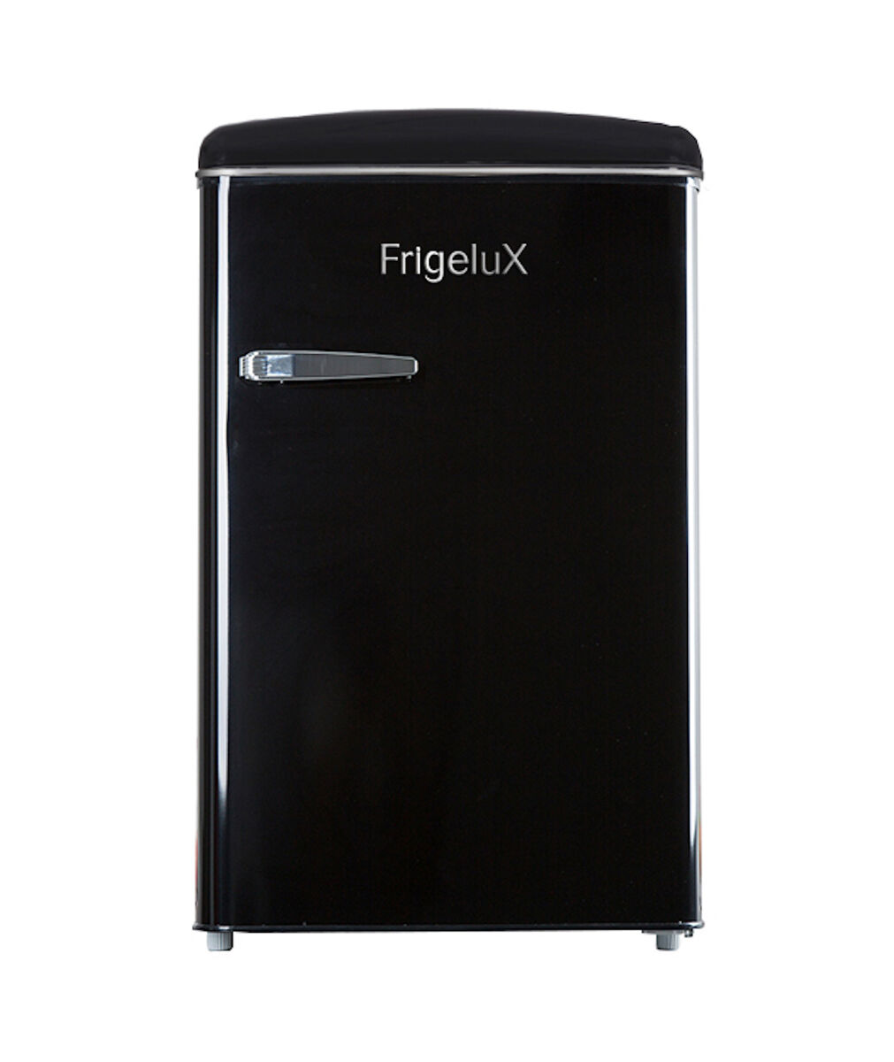 Frigorífico mini bar com congelador - estilo retro / vintage - frigelux r4tt108rne - preto / black - classe e