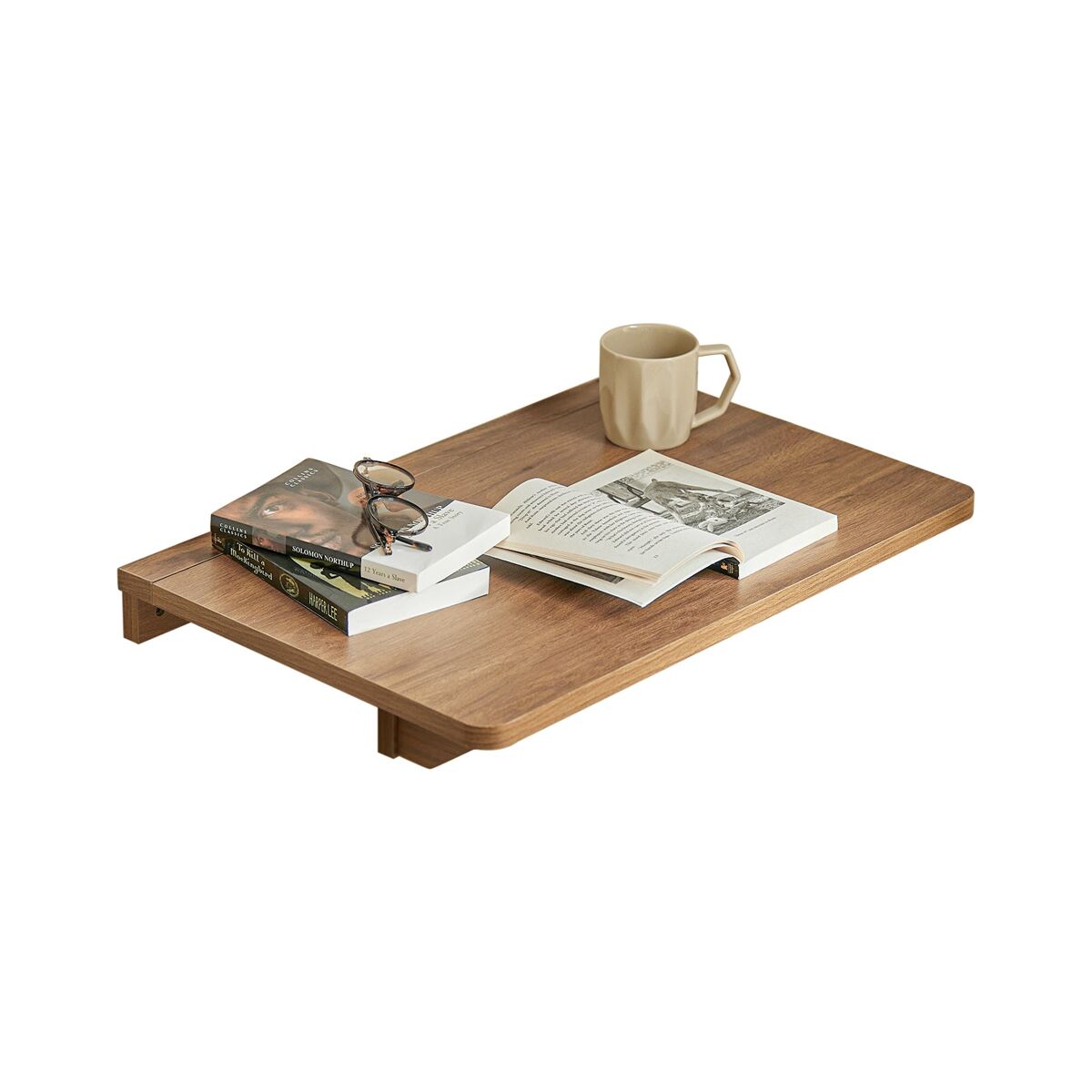 Mesa de parede dobrável de madeira FWT03-PF da SoBuy 60x40