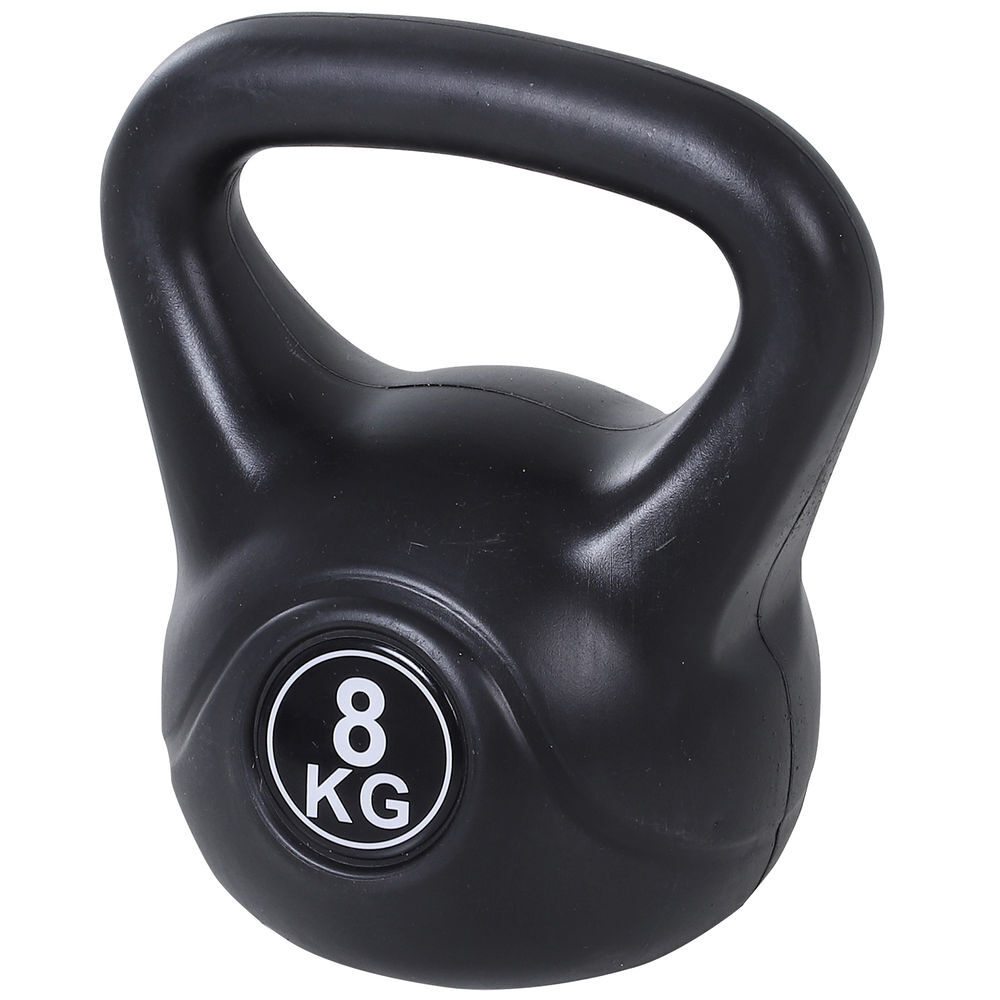 Kettlebell 8 kg PVC e Areia HOMCOM
