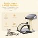 Arranhador para Gatos Aglomerado de Madeira, Pelúcia e Sisal Arranhador para Gatos Aglomerado de Madeira, Pelúcia e Sisal Cinza