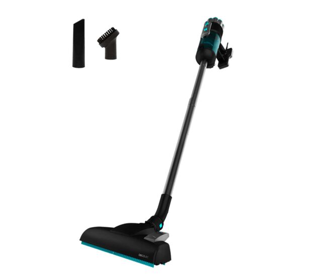 Cecotec aspirador vertical com cabo. potência máxima de 600 w e grande poder de sucção de até 18 kpa. depósito de 500 ml.