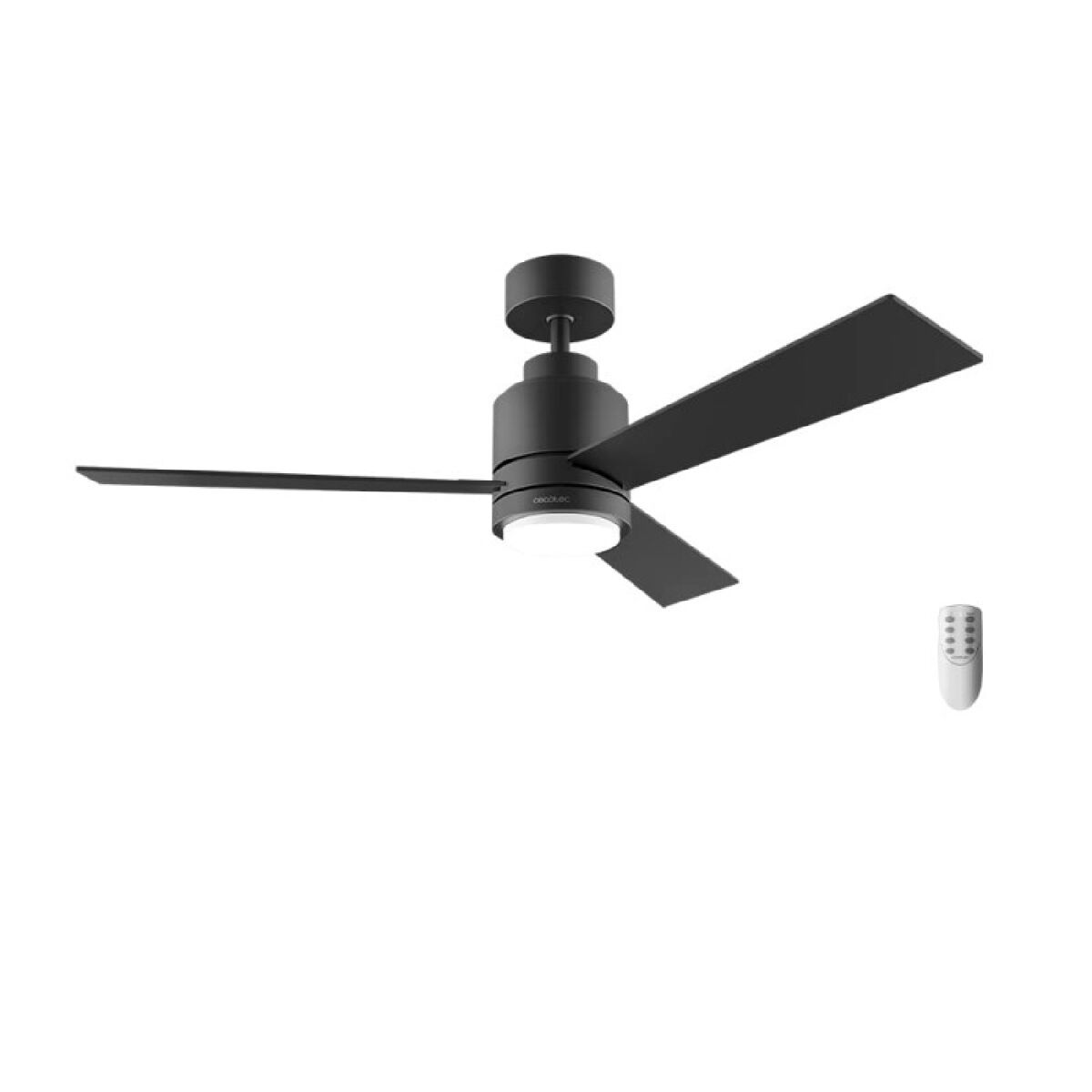 Cecotec ventoinha de teto de 30 w e 48’’ com luz led, controlo remoto, 6 velocidades, 3 modos (low/medium/high), 3 pás e modo