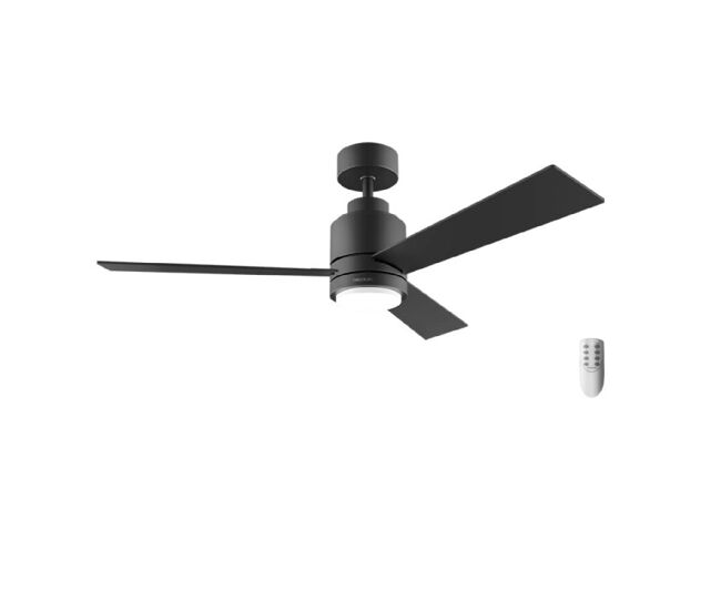 Cecotec ventoinha de teto de 30 w e 48’’ com luz led, controlo remoto, 6 velocidades, 3 modos (low/medium/high), 3 pás e modo