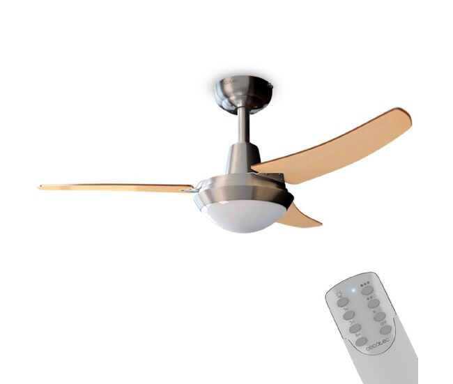Cecotec ventoinha de teto 52’’, de 3 pás, 65 w, comando a distância.