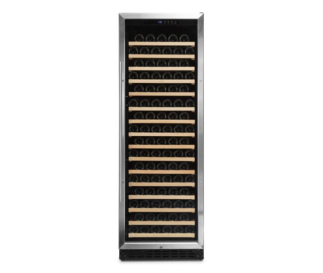 Cave de vinho 166 garrafas vinobox 168 gc 1t inox instalação livre ou encastre monotemperatura