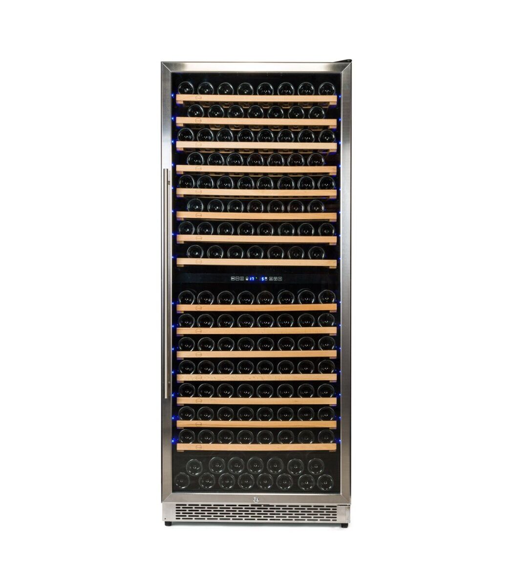 Cave de Vinho 300 garrafas Vinobox 300 Design 2T I Duas Zonas de temperatura Livre ou Encastre Grande tamanho