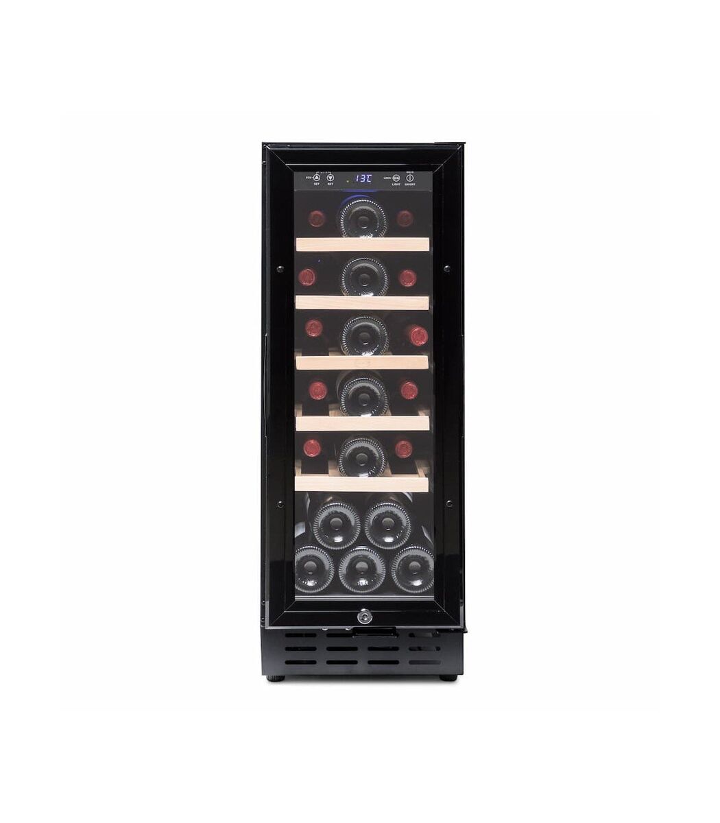 Cave de Vinho 20 garrafas Vinobox 20 Design N SLIM Livre ou Encastre Monotemperatura