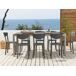 Beliani Silla de comedor VIESTE Beliani Silla de comedor VIESTE Cinza Escuro