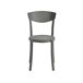 Beliani Silla de comedor VIESTE Beliani Silla de comedor VIESTE Cinza Escuro