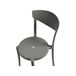 Beliani Silla de comedor VIESTE Beliani Silla de comedor VIESTE Cinza Escuro