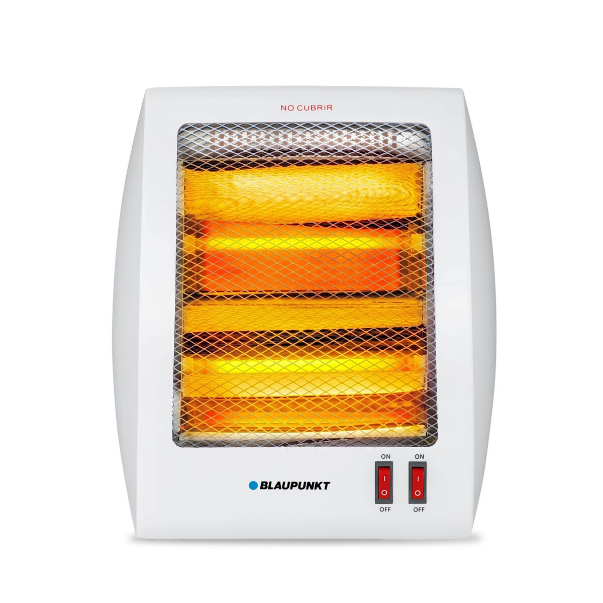 Blaupunkt bp1004 - fogão quartzo dois tubos 800w 2 níveis de potência: 400w - 800w. proteção térmica, interruptor anti-tombamento.