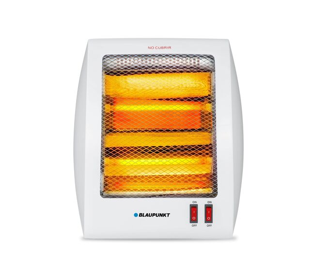 Blaupunkt bp1004 - fogão quartzo dois tubos 800w 2 níveis de potência: 400w - 800w. proteção térmica, interruptor anti-tombamento.