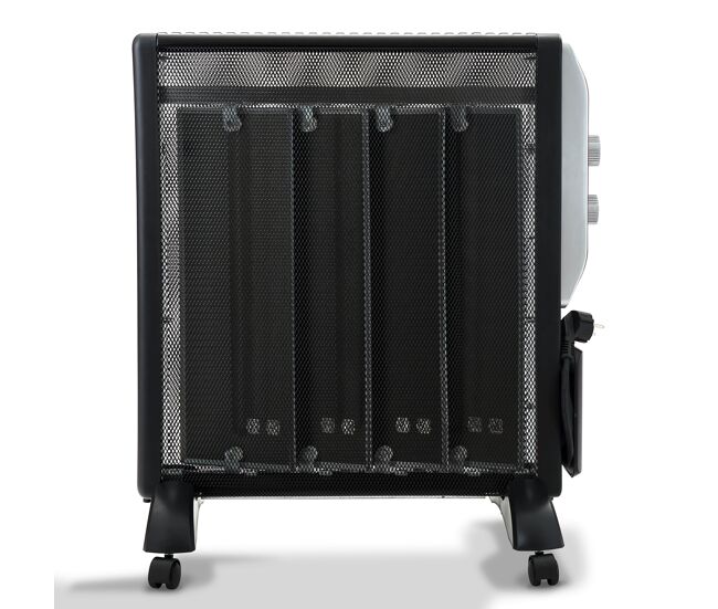 Avant av7577 - radiador mica 2000w com 2 níveis de potência: 1000w - 2000w. termostato ajustável, rodas giratórias, proteção contra superaquecimento,