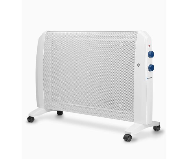 Blaupunkt bp1007 - radiador mica 2000w com 2 níveis de potência: 1000w - 2000w. interruptor anti-tombamento, termostato de temperatura ambiente ajustável e proteção contra superaquecimento.