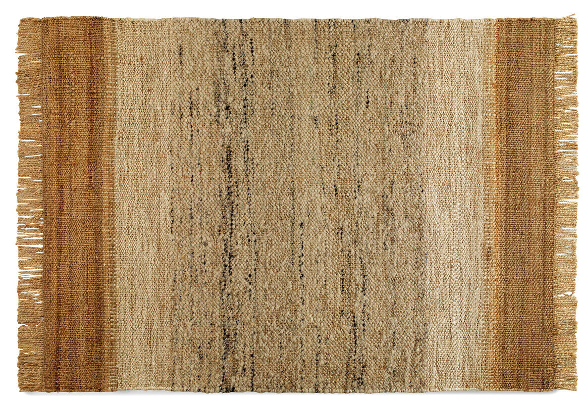 Tapete de juta/lã 150x210 cm