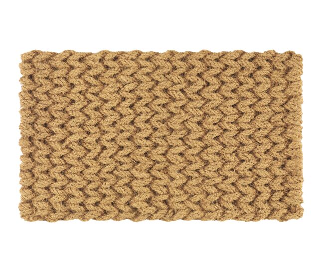 Tapete de fibra de coco 45x75 cm