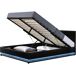 Cama LED com baú 151x203 Cama LED com baú 151x203 Cinza Escuro