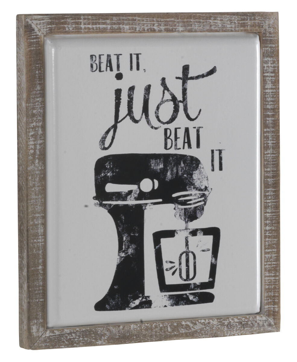 Quadro em estilo vintage com impressão de um batido