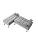 Sofá-Cama Chaise Longue Noelia XS 200cm Cinza Sofá-Cama Chaise Longue Noelia XS 200cm Cinza Cinza