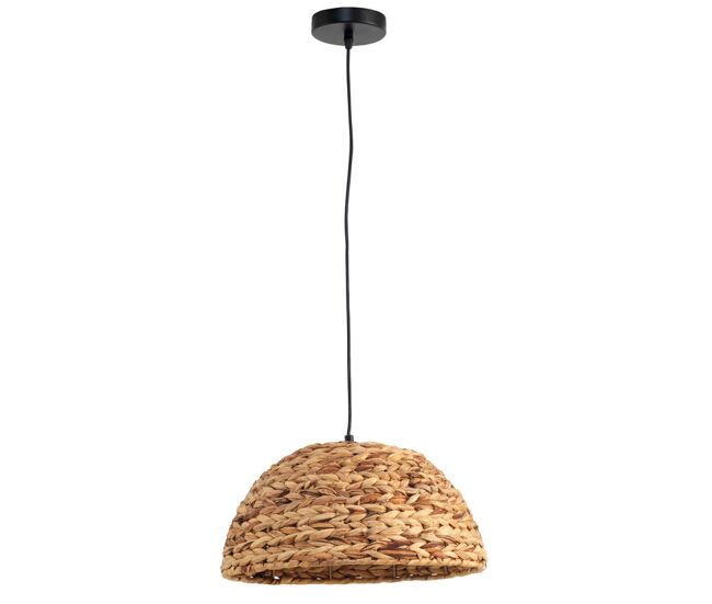 Lâmpada de teto de fibras naturais