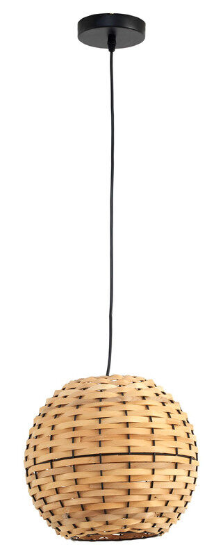 Lâmpada de teto de fibras naturais