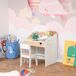 Secretária para Crianças MDF HOMCOM Secretária para Crianças MDF HOMCOM Branco