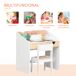 Secretária para Crianças MDF HOMCOM Secretária para Crianças MDF HOMCOM Branco