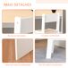 Secretária para Crianças MDF HOMCOM Secretária para Crianças MDF HOMCOM Branco