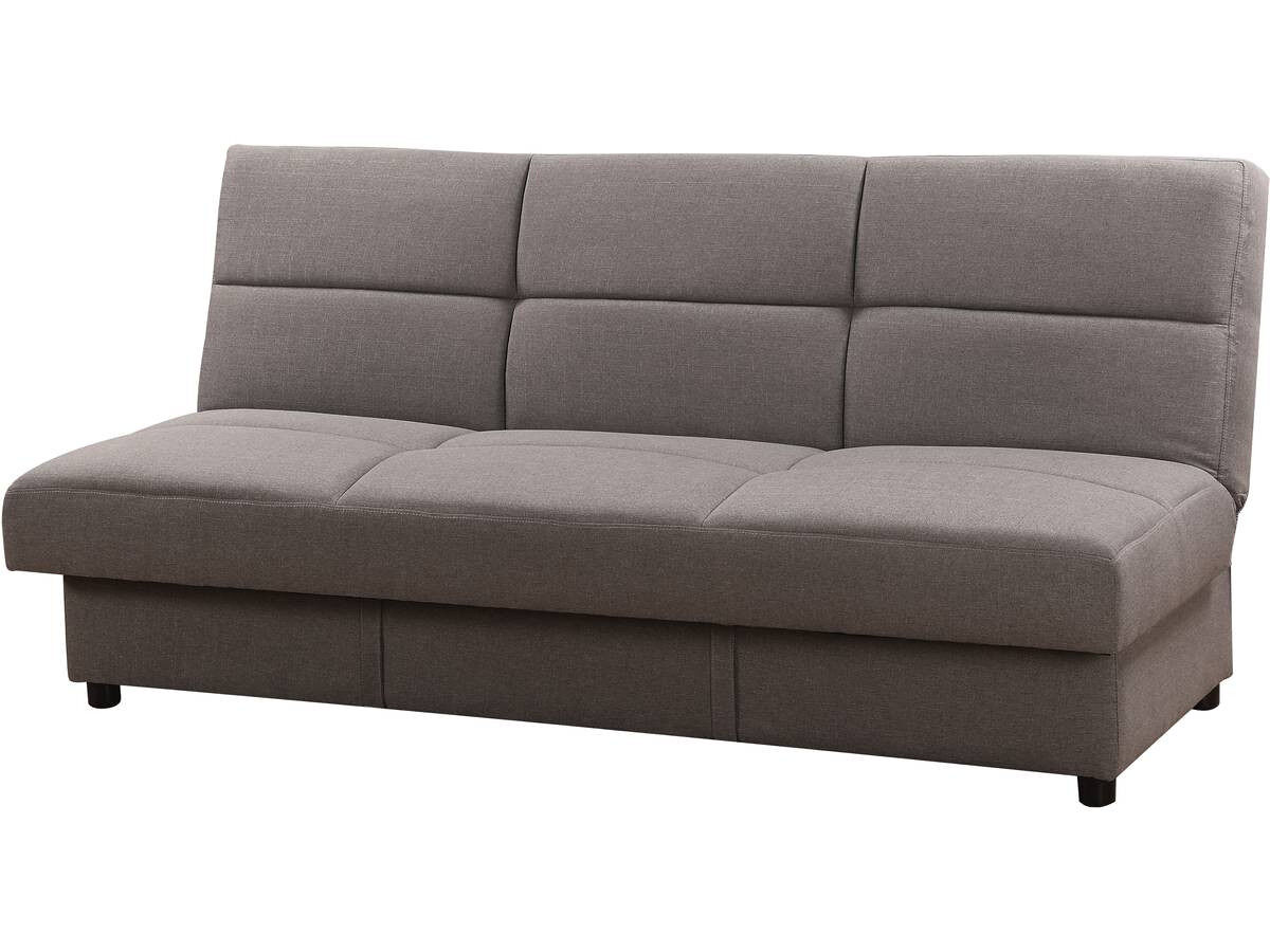 Canapé Clic-Clac "Enzo" - 185 x 84 x 85 cm - 3 places - Gris