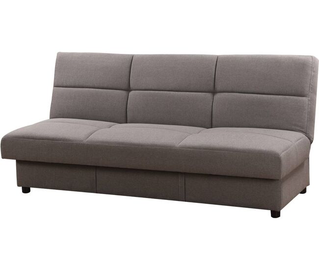 Canapé Clic-Clac "Enzo" - 185 x 84 x 85 cm - 3 places - Gris