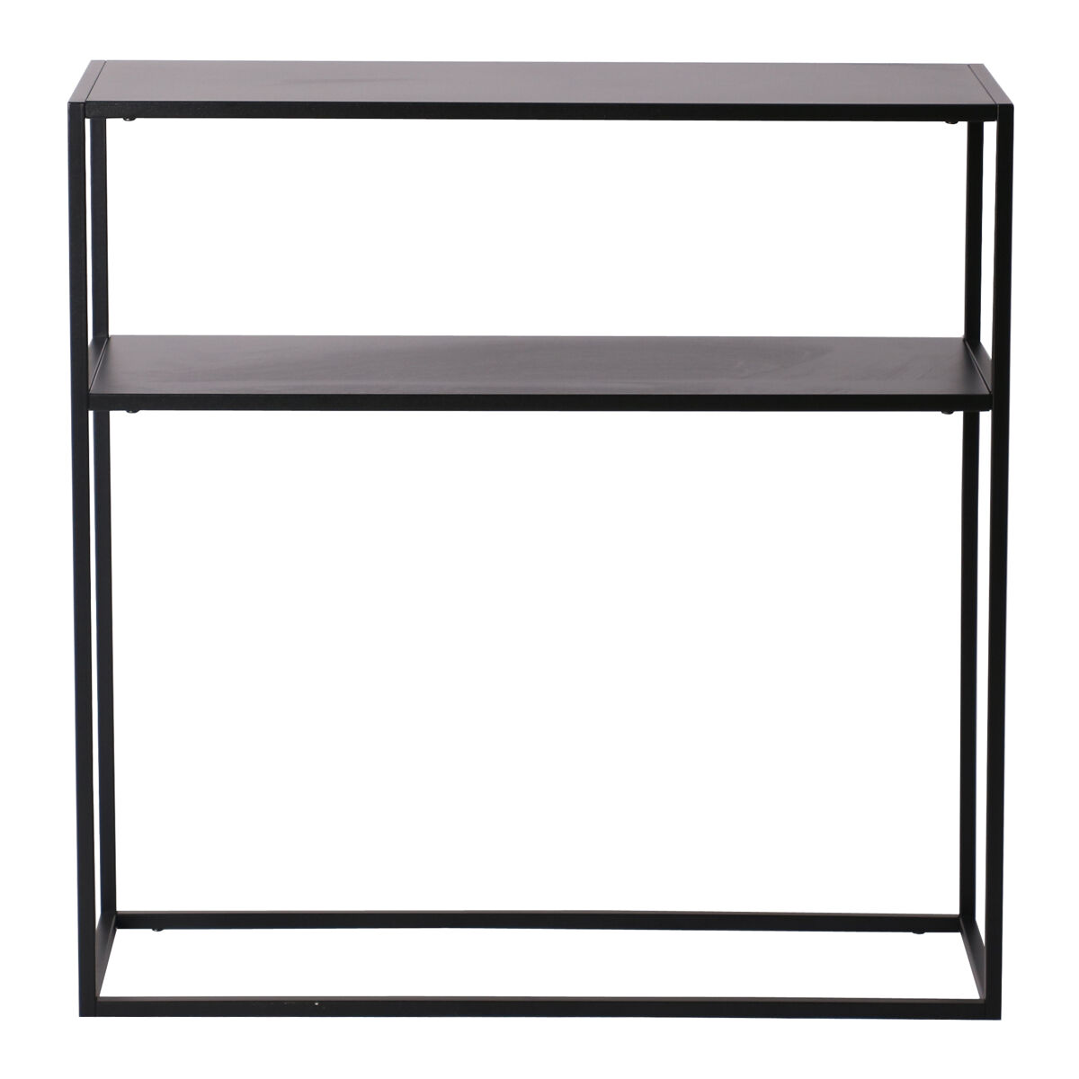 Mesa de consola Kuhmo com prateleira metálica [en.casa] 80