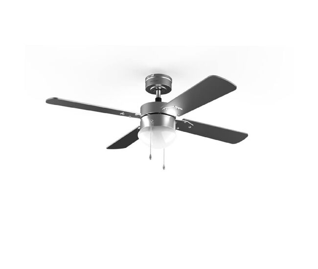 Cecotec ventoinha de teto de 30 w e 52’’ com motor dc, luz led, controlo remoto, 6 velocidades, temporizador e modo