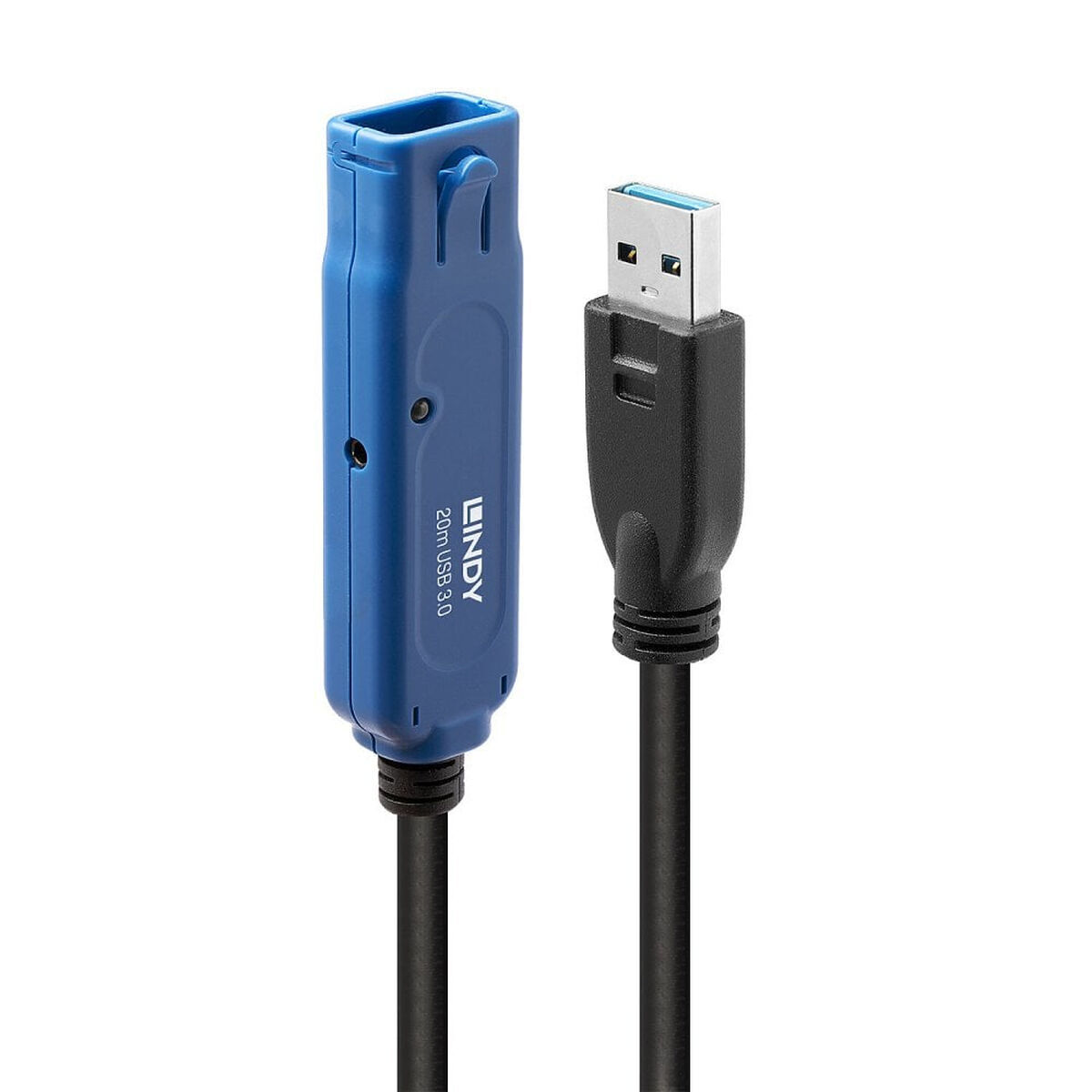 Cabo usb 3.0 lindy preto 20 m