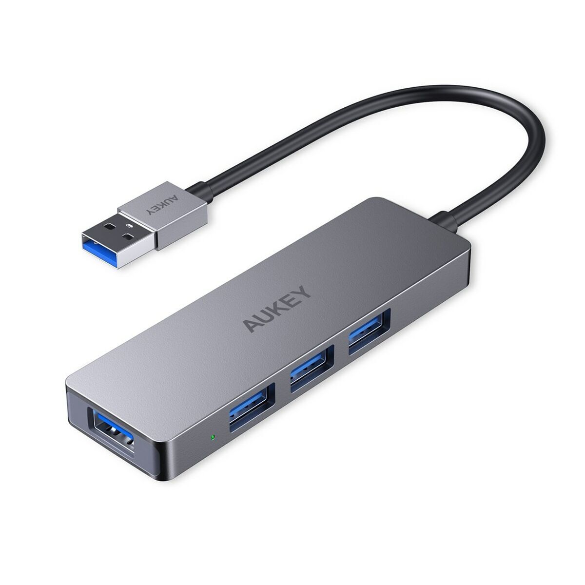 Hub usb aukey cb-h36 alumínio
