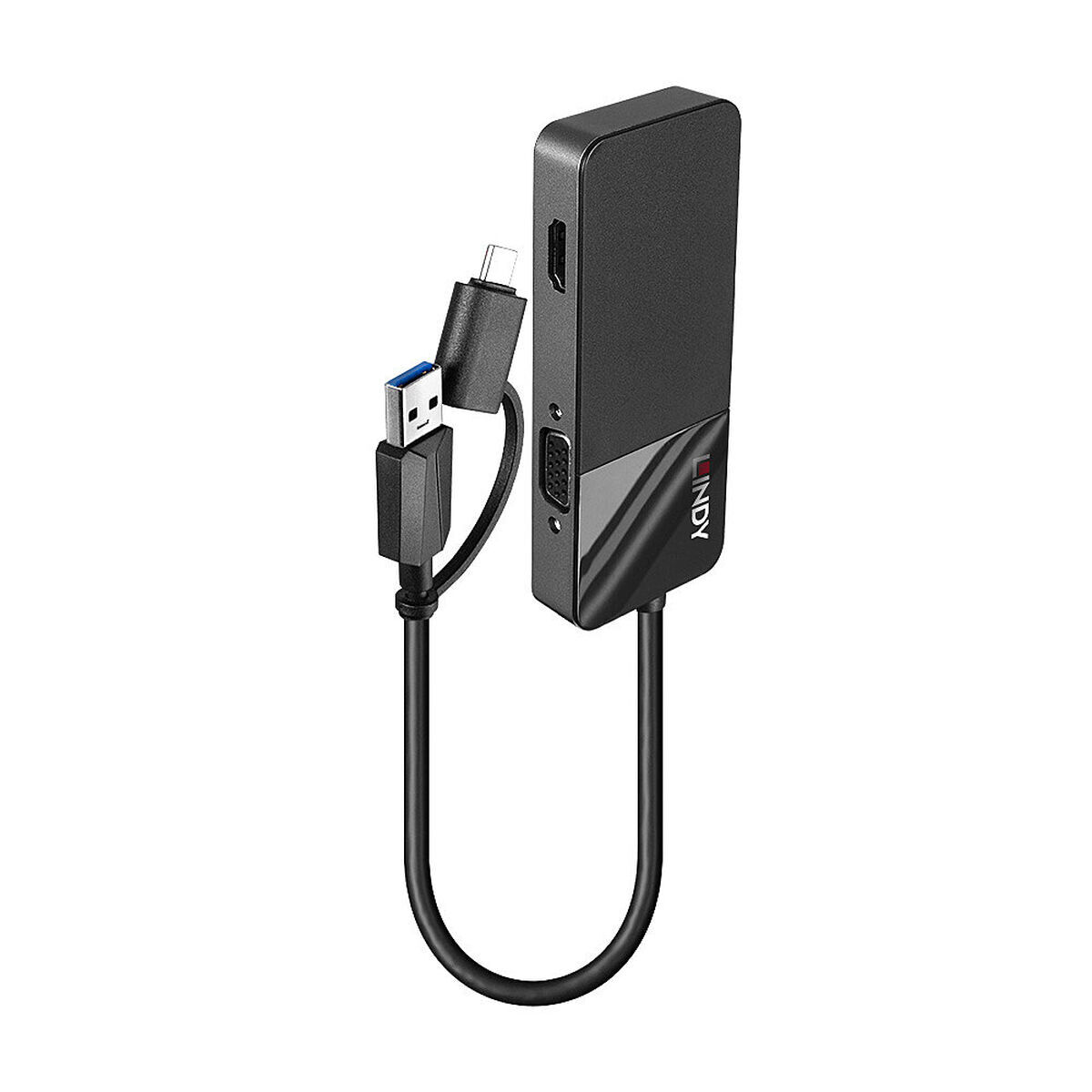 Hub usb lindy 43354 preto