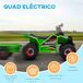 Quadriciclo Elétrico Crianças PP e Metal HOMCOM Quadriciclo Elétrico Crianças PP e Metal HOMCOM Verde