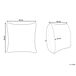 Beliani Cojín decorativo LYCROIS Beliani Cojín decorativo LYCROIS Branco/ Bege