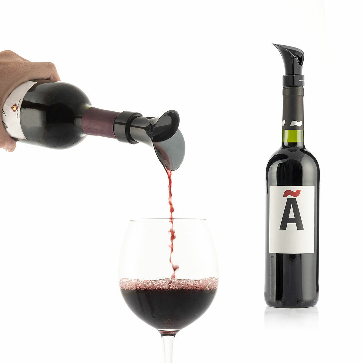 Tampa Dispensador Arejador de Vinho 2 em 1