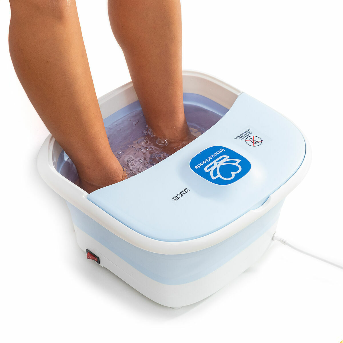 Spa para pés rebatível com rolos e hidromassagem footopy innovagoods