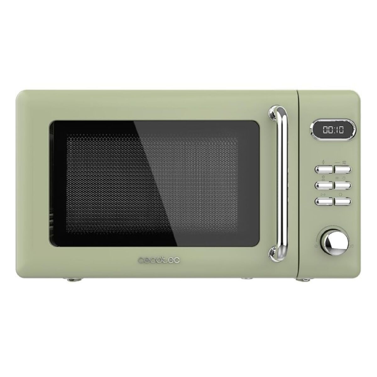 Cecotec ProClean 5110 Retro Beige Micro-ondas digital com grill de 20 l e 700 W.