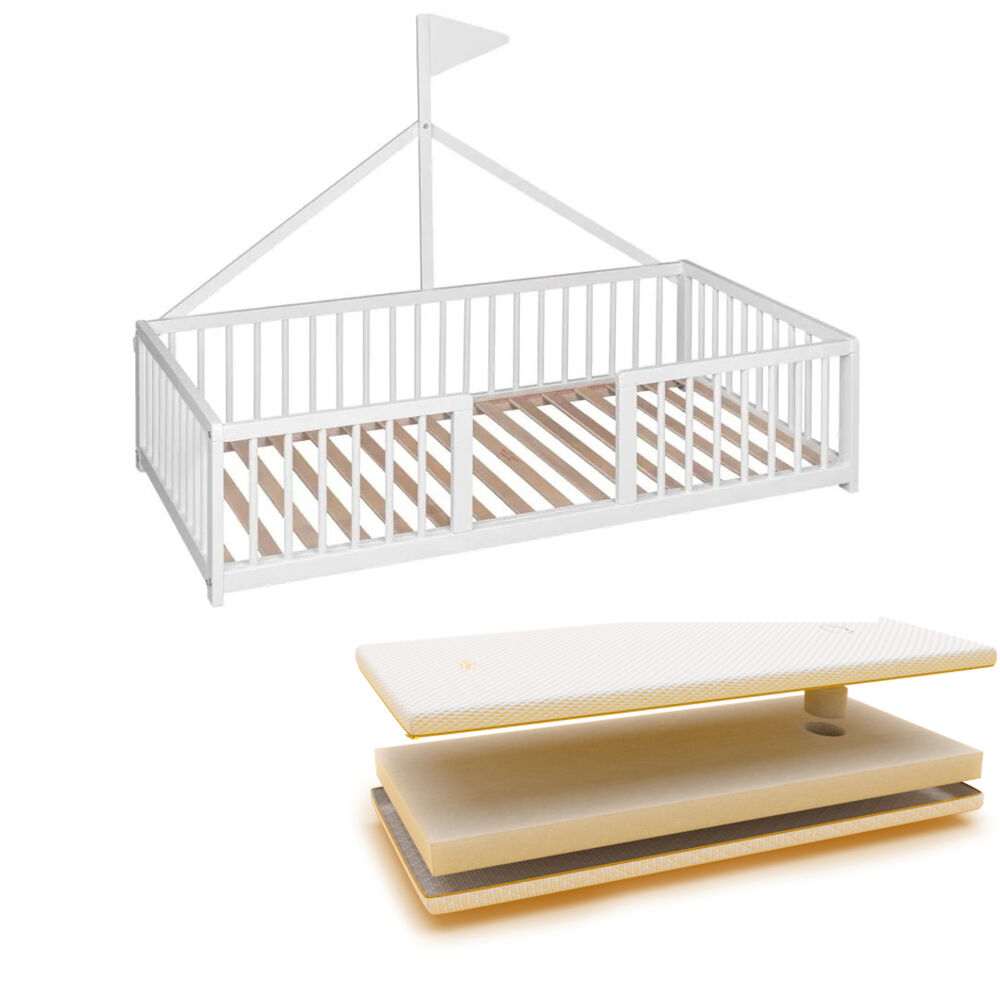 Cama infantil tipi Apache Wonderland + Colchão Ternum