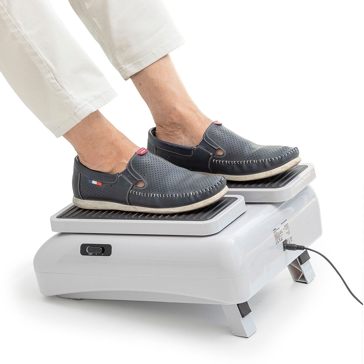 Exercitador de pernas passivo para caminhar sentado trekker innovagoods