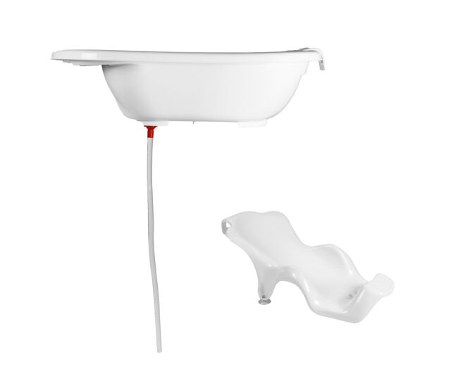 Banheira xl para recém-nascidos + espreguiçadeira ergonómica e antiderrapante