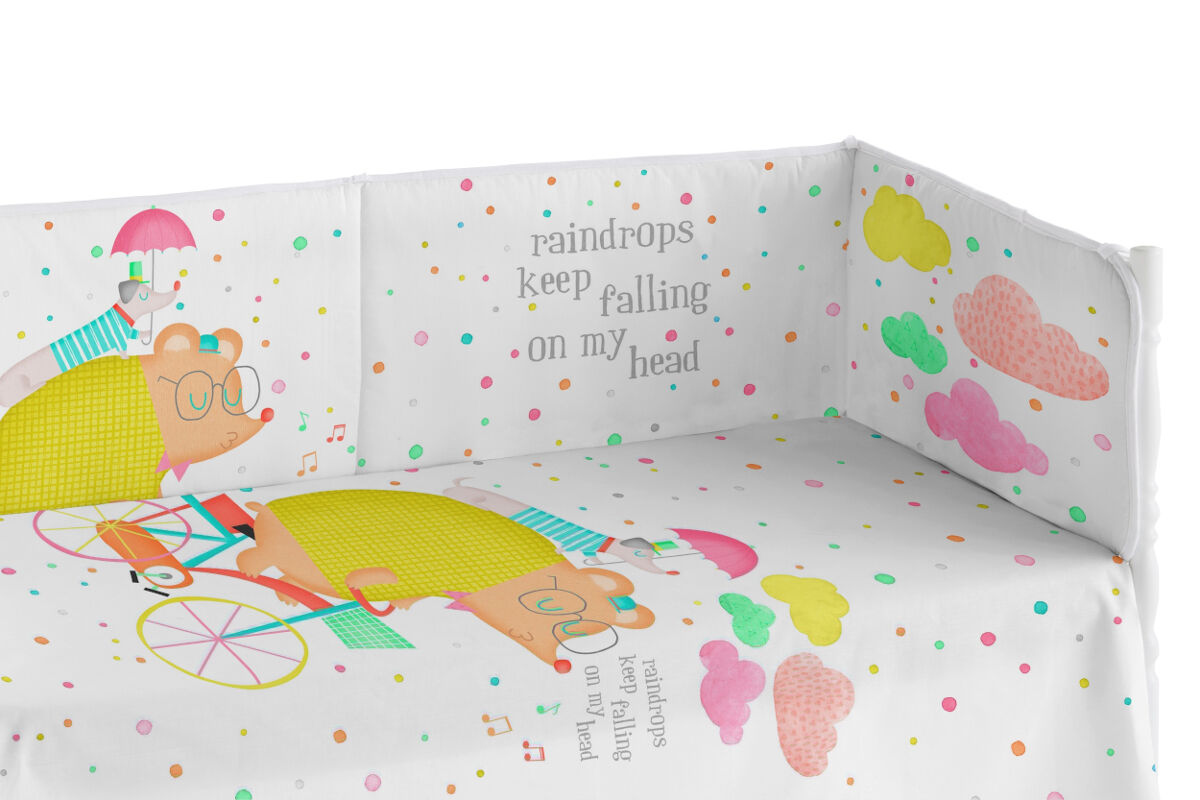 Capa de colchão de berço respirável