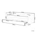 Beliani Cama de dia com arrumação Veludo MARRAY 98x214 Beliani Cama de dia com arrumação Veludo MARRAY 98x214 Creme