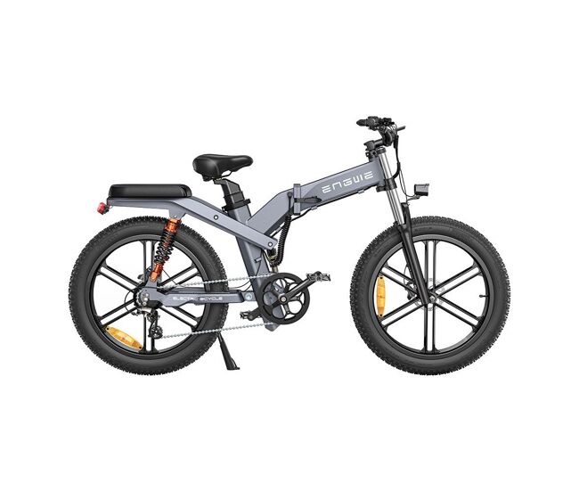 Bicicleta électrique engwe x26 - motor 1000w bateria 1401.6wh 100km autonomia - gris