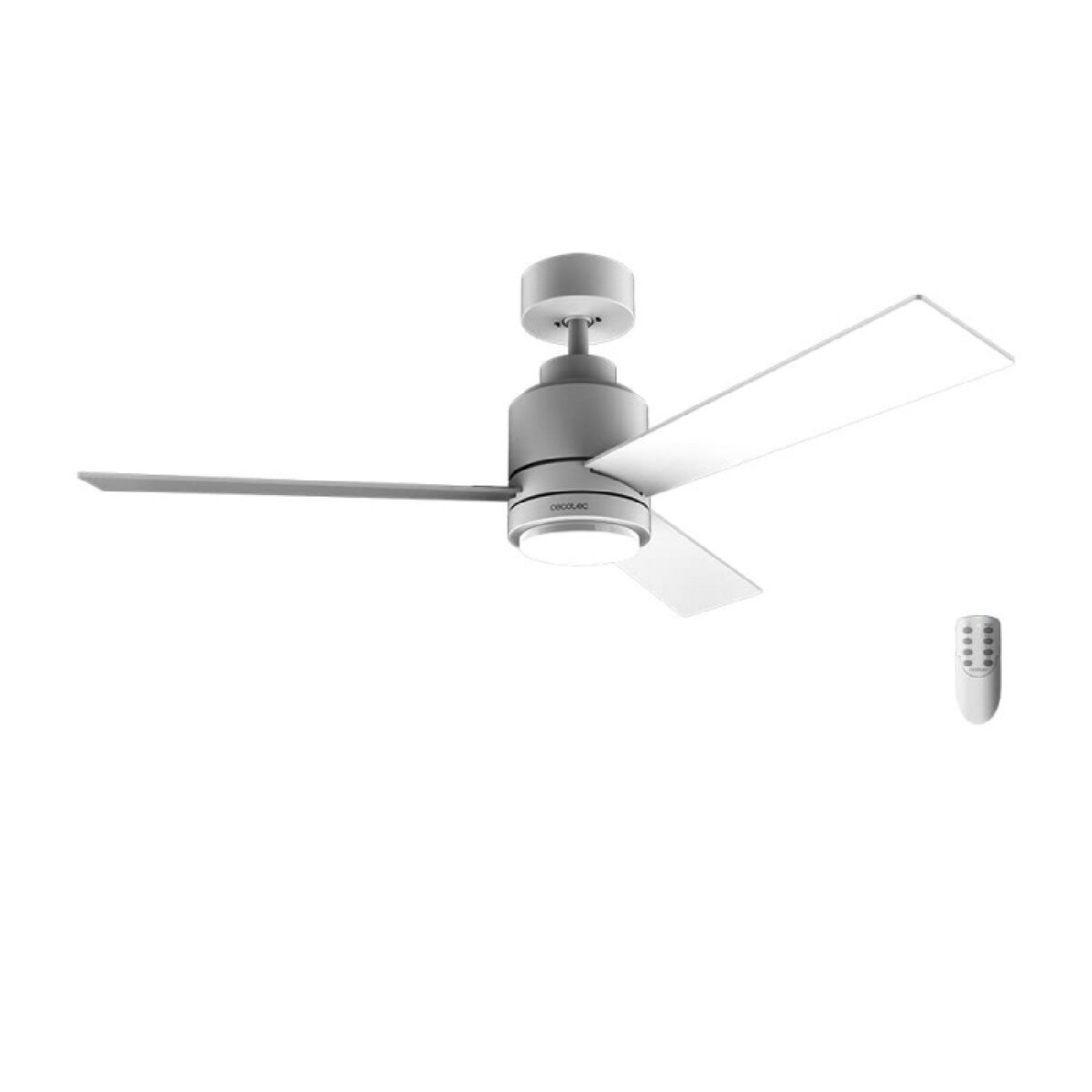 Cecotec ventoinha de teto de 30 w e 48’’ com luz led, controlo remoto, 6 velocidades, 3 modos (low/medium/high), 3 pás e modo