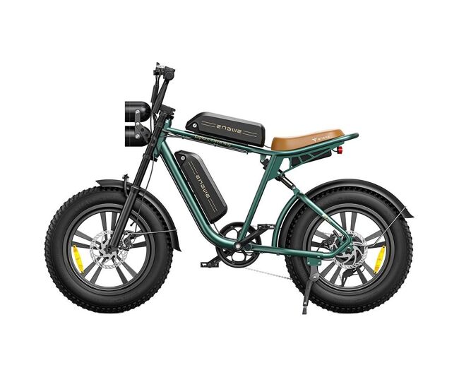 Bicicleta électrique engwe m20 26ah | motor 750w bateria dupla 1248wh autonomia 120km | verde